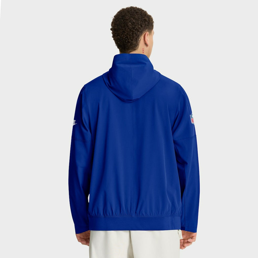 Dallas Cowboys Sideline Alt Pack Anorak Half-Zip Hoodie Jacket Royal