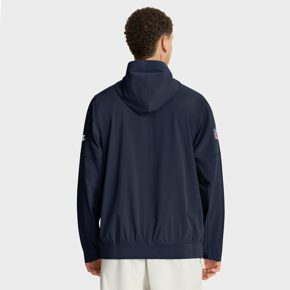 Green Bay Packers The 1923 Classic Sideline Half-Zip Anorak Jacket Navy