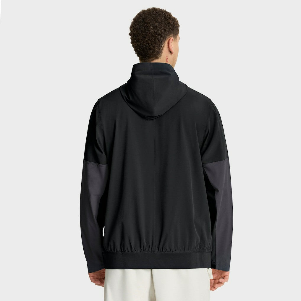Cincinnati Bengals Sideline Anorak Half-Zip Hoodie Jacket Black