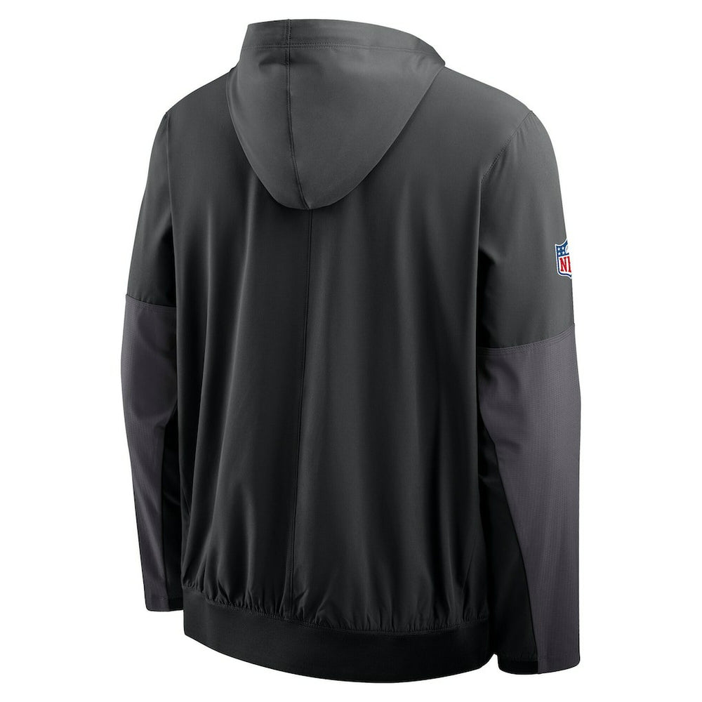 Cincinnati Bengals Sideline Anorak Half-Zip Hoodie Jacket Black