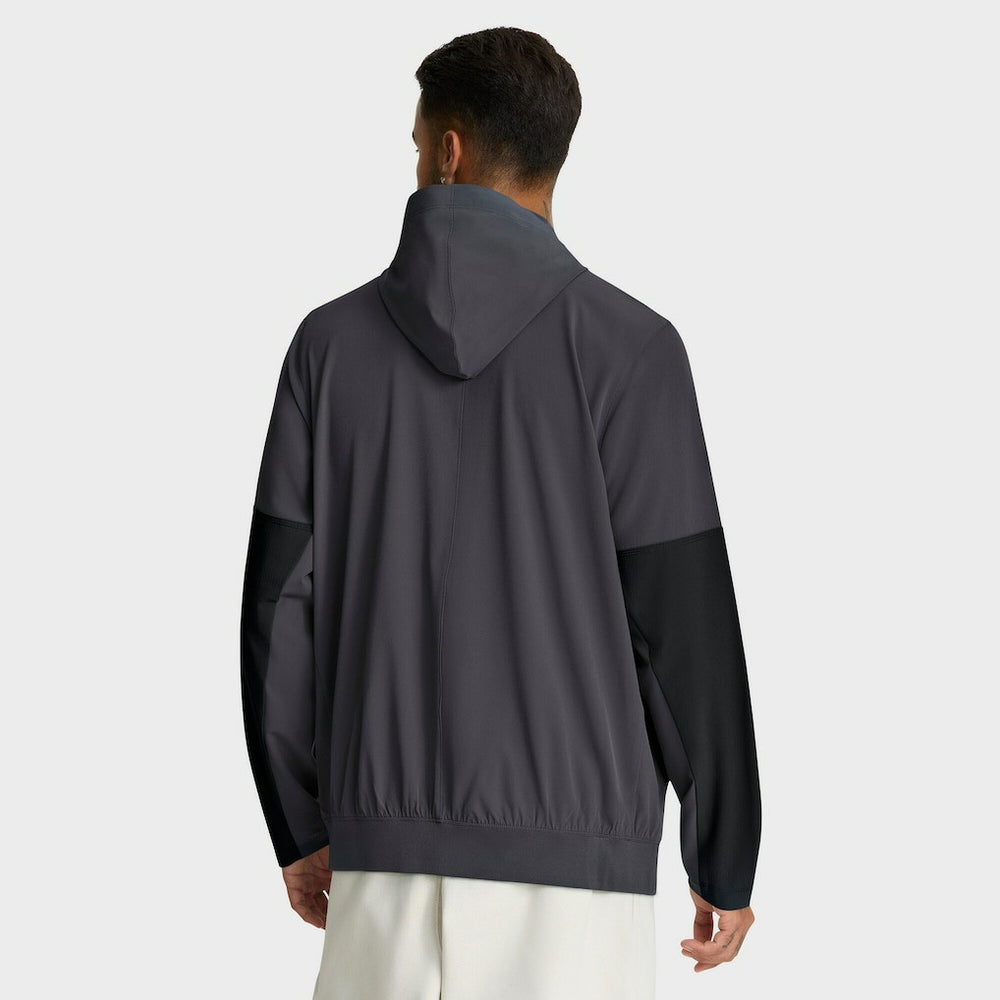Cleveland Browns Sideline Anorak Half-Zip Hoodie Jacket Anthracite