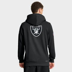 Las Vegas Raiders Sideline Standard Issue Utility Player Dri-FIT Full-Zip Hoodie Black