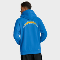 Los Angeles Chargers Sideline Standard Issue Utility Player Dri-FIT Full-Zip Hoodie Powder Blue