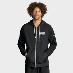 Los Angeles Rams Sideline Standard Issue Utility Player Dri-FIT Full-Zip Hoodie Black