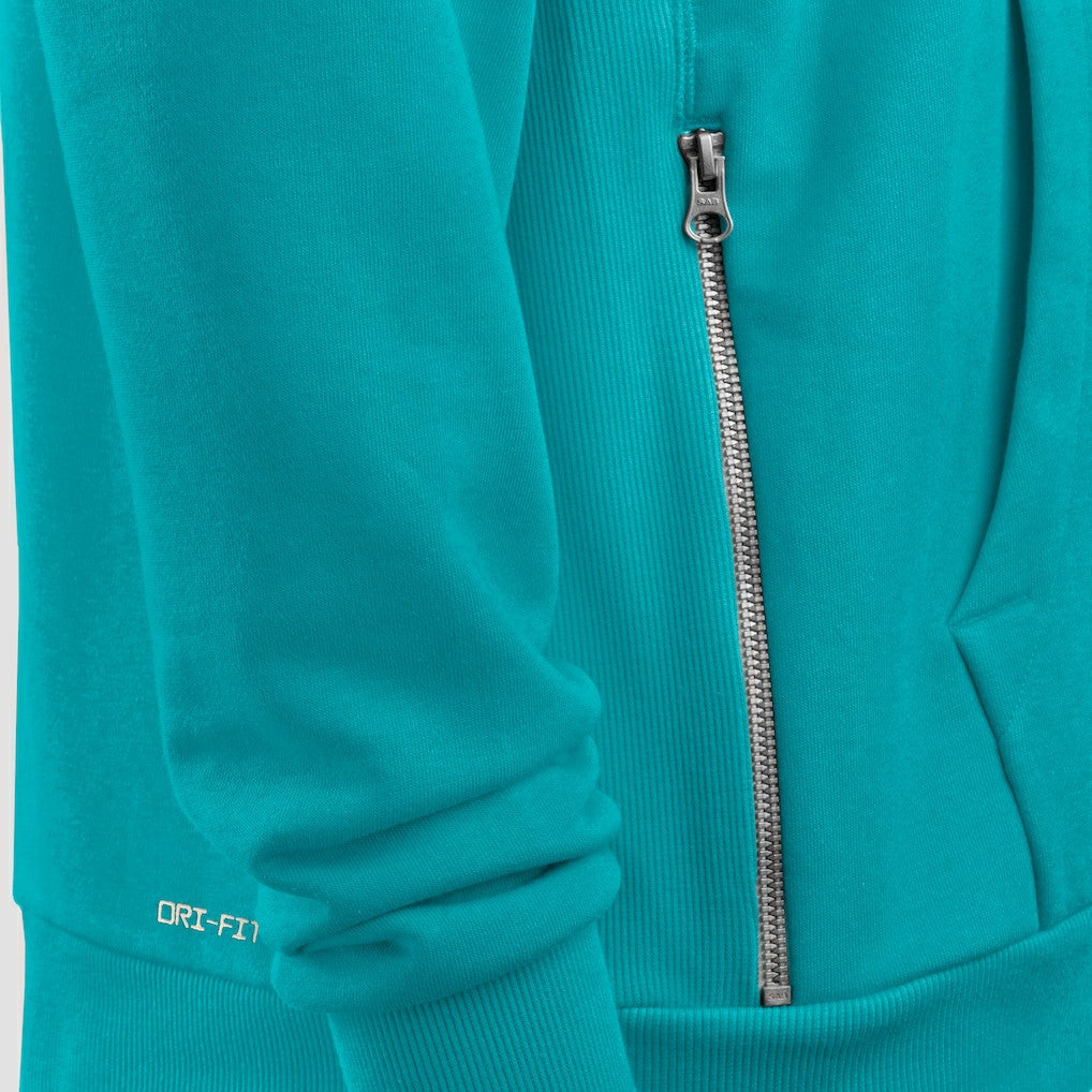 Miami Dolphins Sideline Standard Issue Utility Player Dri-FIT Full-Zip Hoodie Aqua