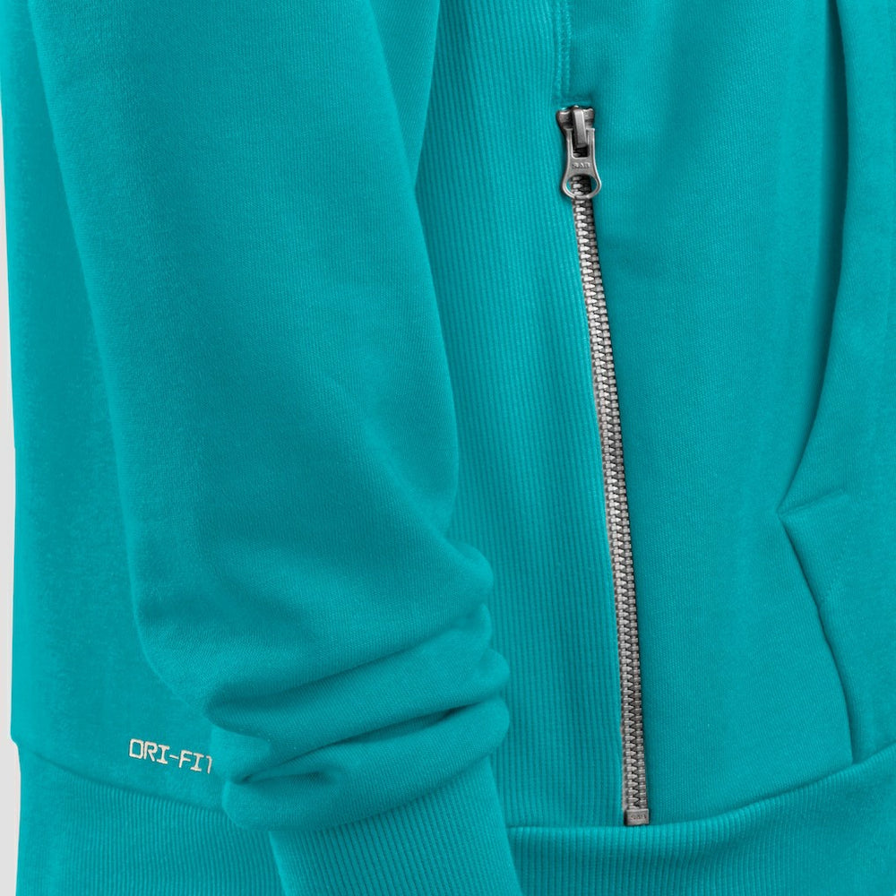Miami Dolphins Sideline Standard Issue Utility Player Dri-FIT Full-Zip Hoodie Aqua