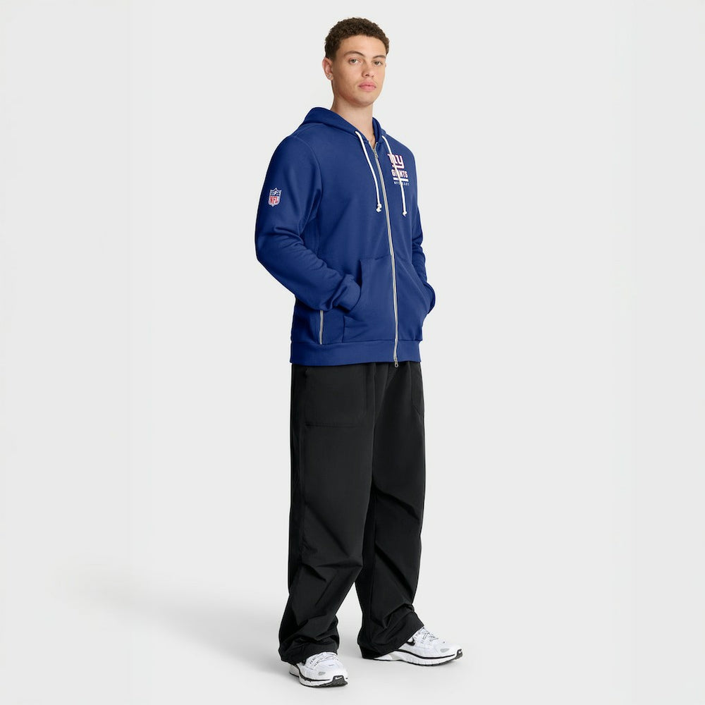 New York Giants Sideline Standard Issue Utility Player Dri-FIT Full-Zip Hoodie Royal