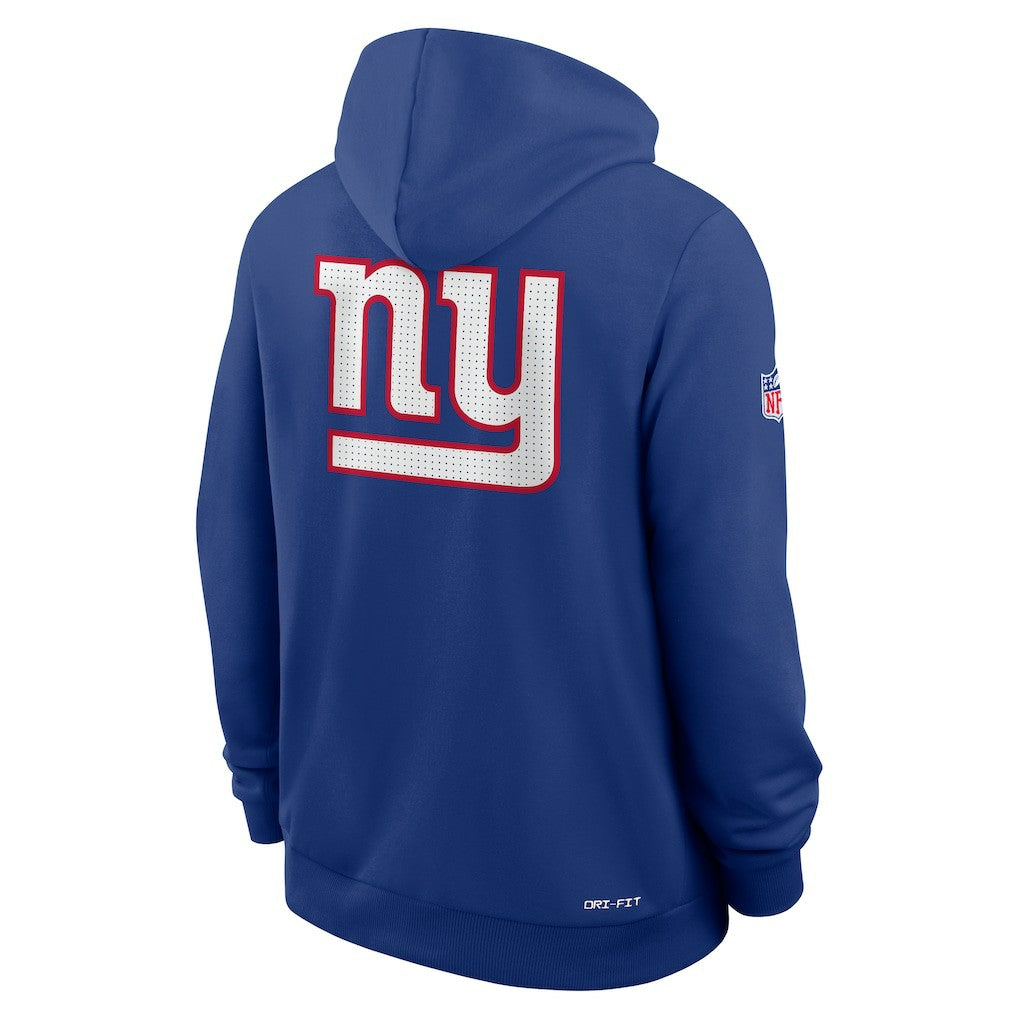 New York Giants Sideline Standard Issue Utility Player Dri-FIT Full-Zip Hoodie Royal
