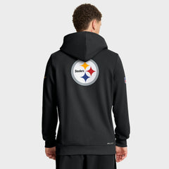 Pittsburgh Steelers Sideline Standard Issue Utility Player Dri-FIT Full-Zip Hoodie Black