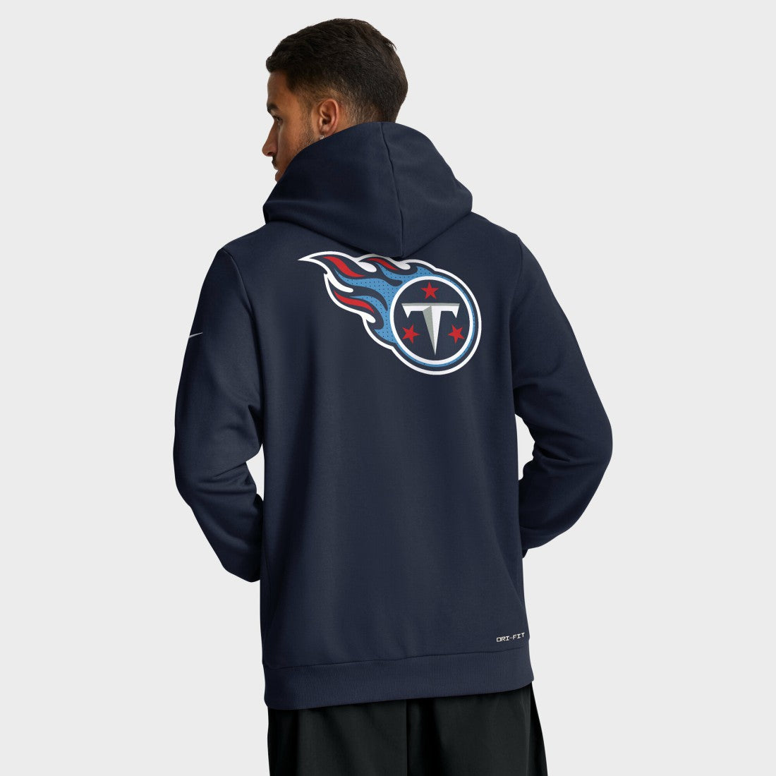 Tennessee Titans Sideline Standard Issue Utility Player Dri-FIT Full-Zip Hoodie Navy