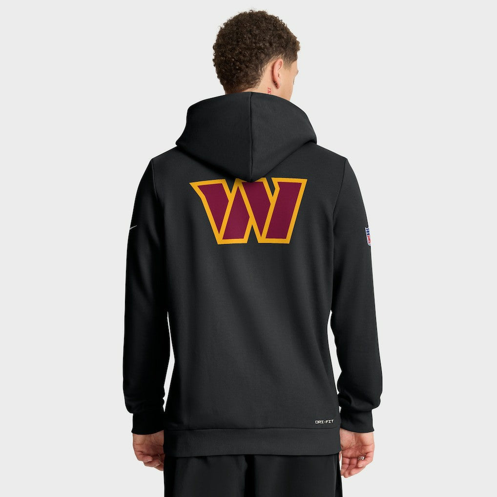 Washington Commanders Sideline Standard Issue Utility Player Dri-FIT Full-Zip Hoodie Black
