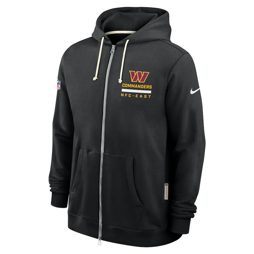 Washington Commanders Sideline Standard Issue Utility Player Dri-FIT Full-Zip Hoodie Black