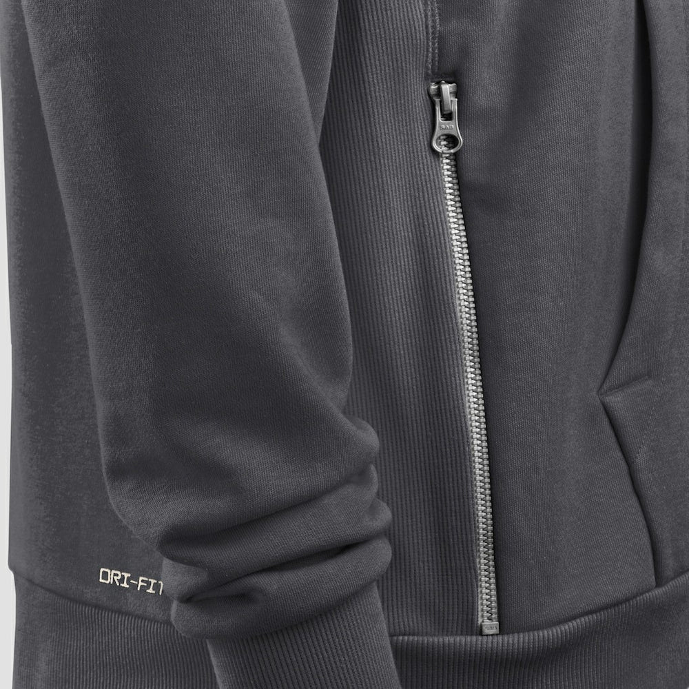 Cleveland Browns Sideline Standard Issue Utility Player Dri-FIT Full-Zip Hoodie Anthracite