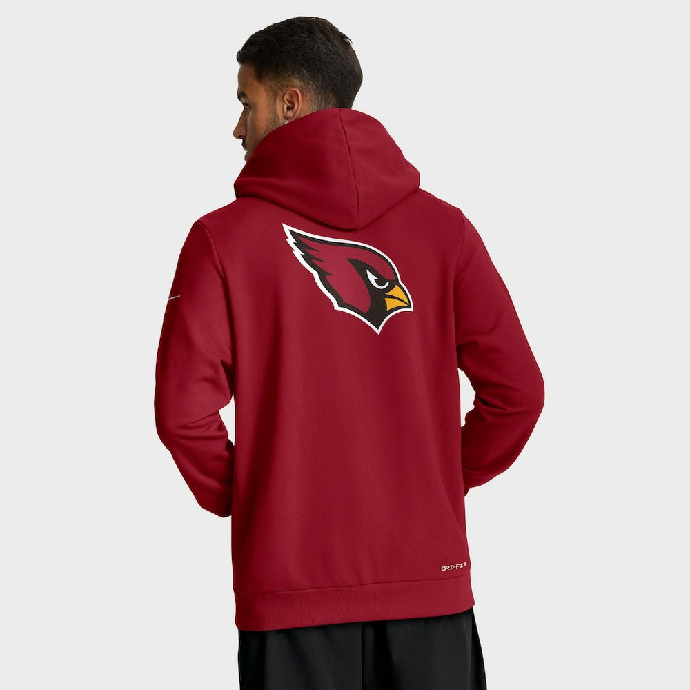Arizona Cardinals Sideline Standard Issue Utility Player Dri-FIT Full-Zip Hoodie Cardinal