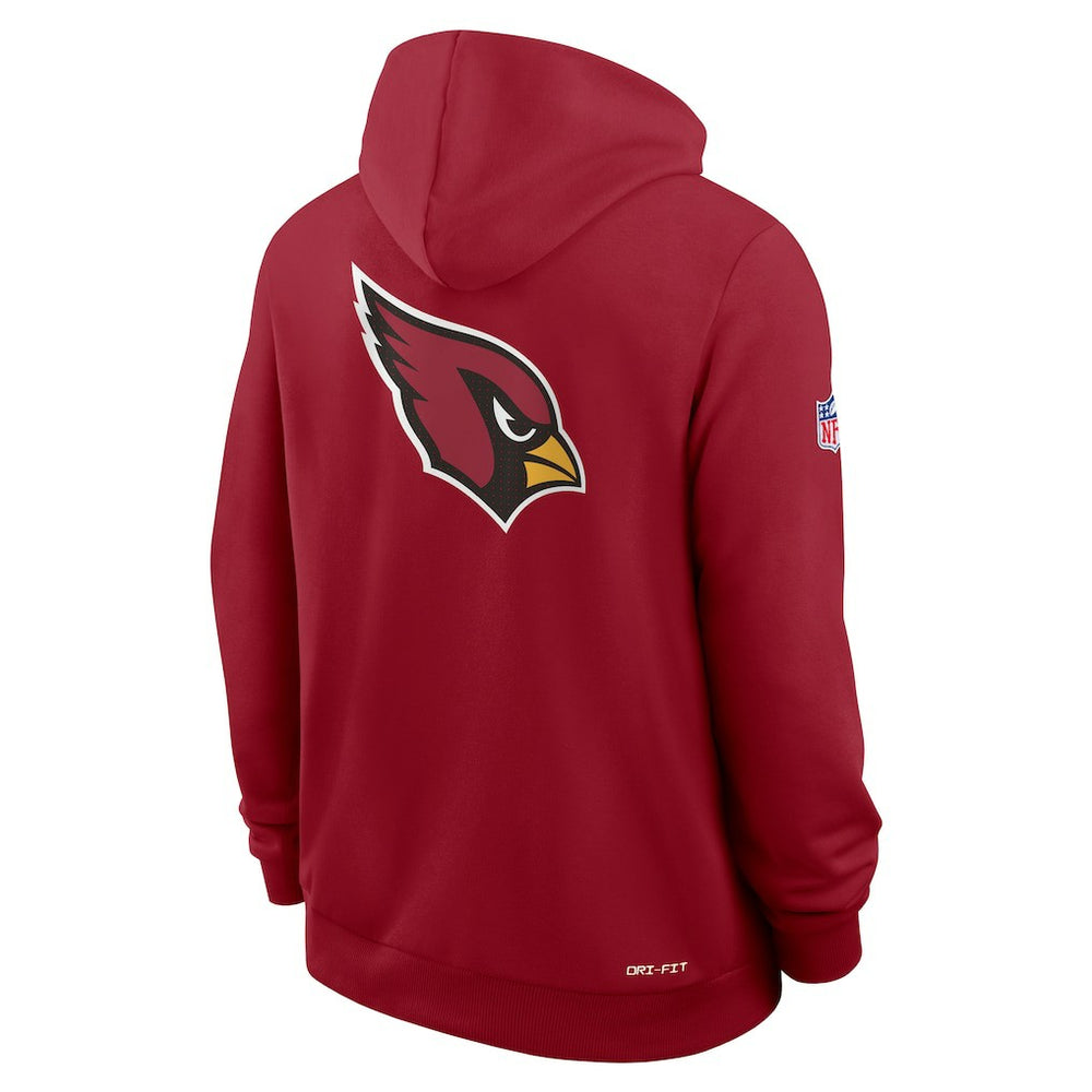 Arizona Cardinals Sideline Standard Issue Utility Player Dri-FIT Full-Zip Hoodie Cardinal