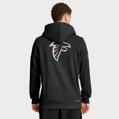 Atlanta Falcons Sideline Standard Issue Utility Player Dri-FIT Full-Zip Hoodie Black