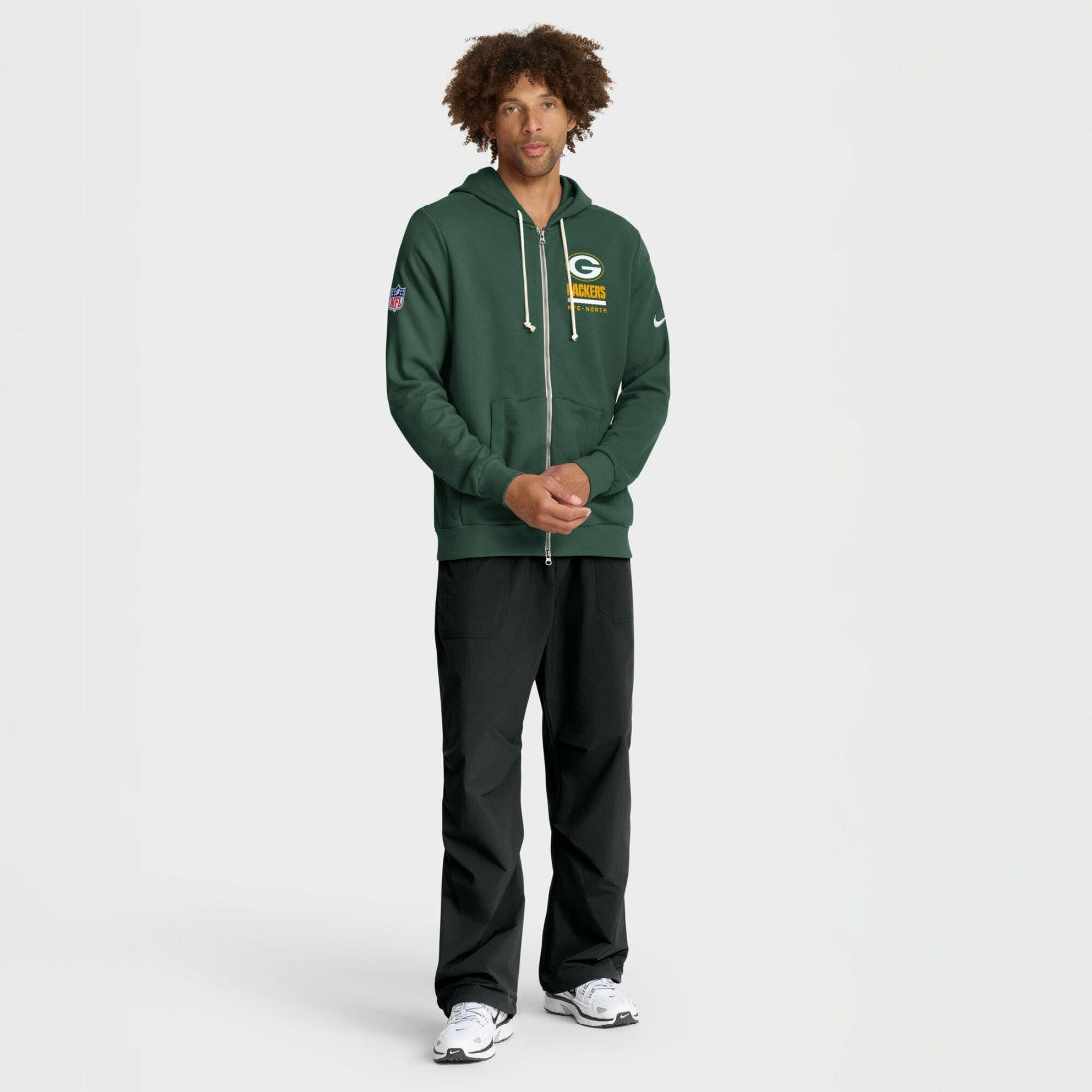 Green Bay Packers Sideline Standard Issue Utility Player Dri-FIT Full-Zip Hoodie Green