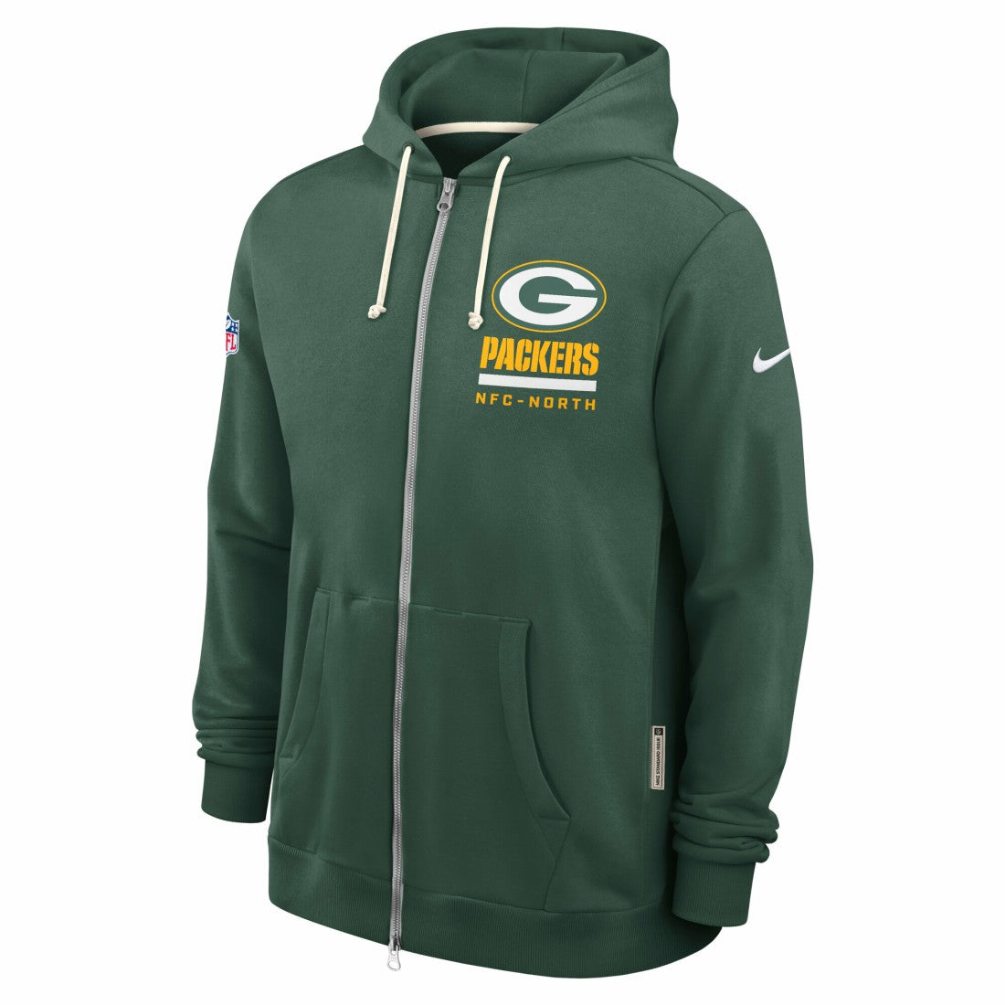 Green Bay Packers Sideline Standard Issue Utility Player Dri-FIT Full-Zip Hoodie Green