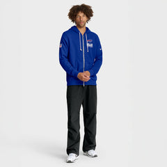 Buffalo Bills Sideline Standard Issue Utility Player Dri-FIT Full-Zip Hoodie Royal