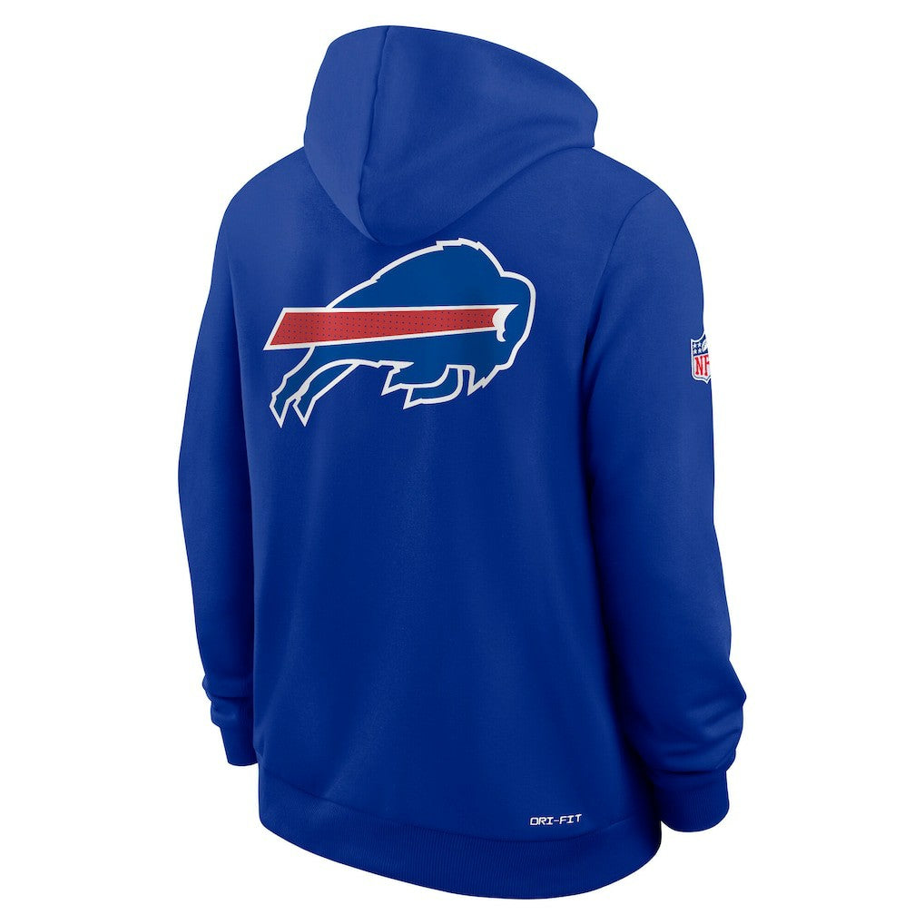 Buffalo Bills Sideline Standard Issue Utility Player Dri-FIT Full-Zip Hoodie Royal