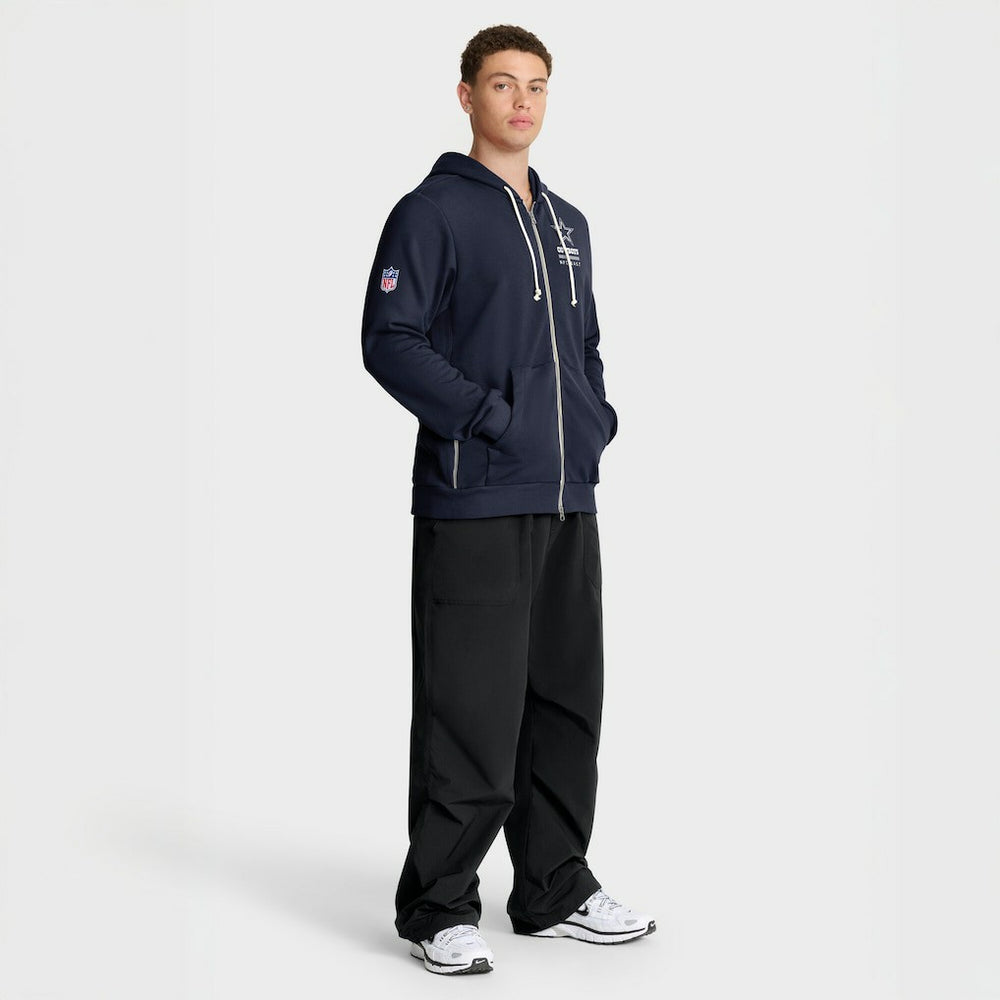 Dallas Cowboys Sideline Standard Issue Utility Player Dri-FIT Full-Zip Hoodie Navy