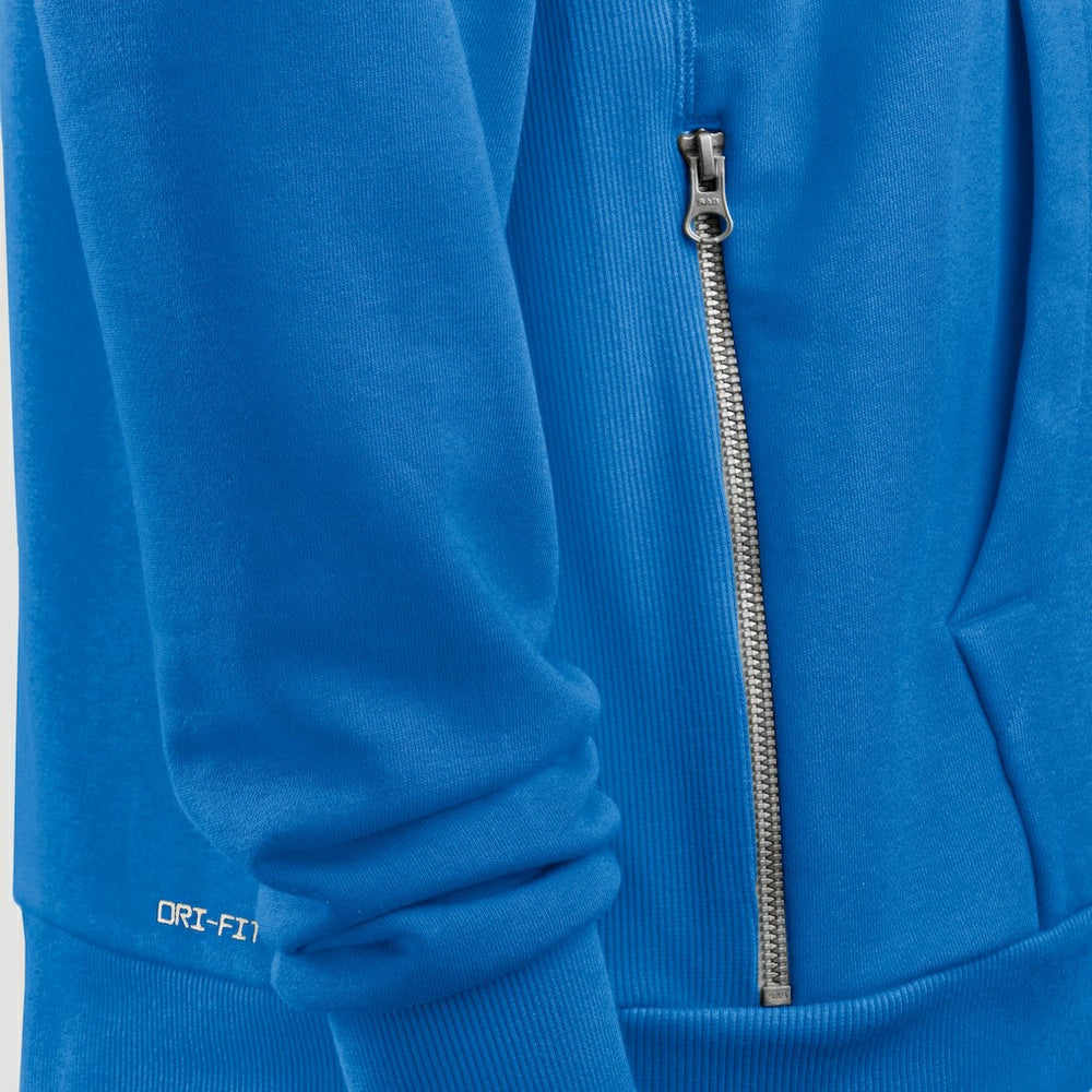 Detroit Lions Sideline Standard Issue Utility Player Dri-FIT Full-Zip Hoodie Blue