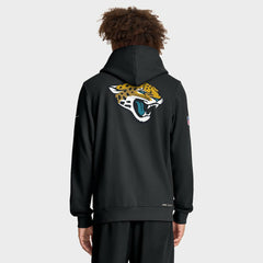 Jacksonville Jaguars Sideline Standard Issue Utility Player Dri-FIT Full-Zip Hoodie Black