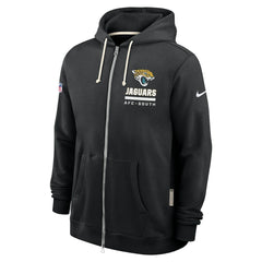 Jacksonville Jaguars Sideline Standard Issue Utility Player Dri-FIT Full-Zip Hoodie Black
