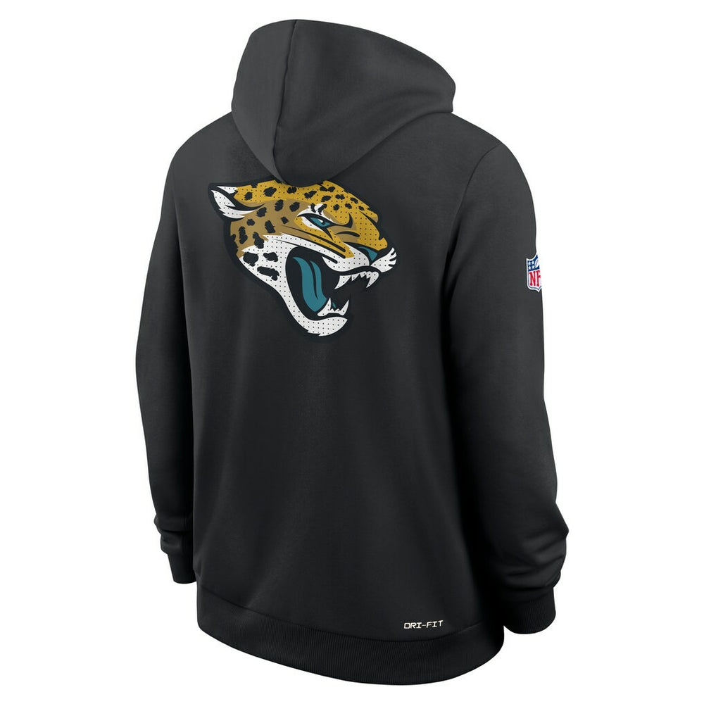 Jacksonville Jaguars Sideline Standard Issue Utility Player Dri-FIT Full-Zip Hoodie Black