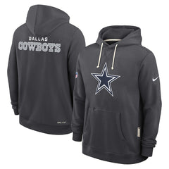 Dallas Cowboys Sideline Standard Issue Initial Home Dri-FIT Hoodie Anthracite