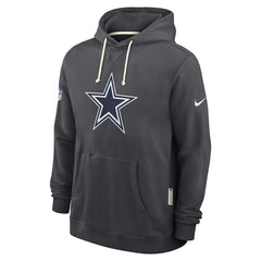 Dallas Cowboys Sideline Standard Issue Initial Home Dri-FIT Hoodie Anthracite