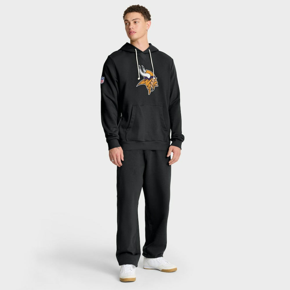 Minnesota Vikings Sideline Standard Issue Initial Home Dri-FIT Hoodie Black