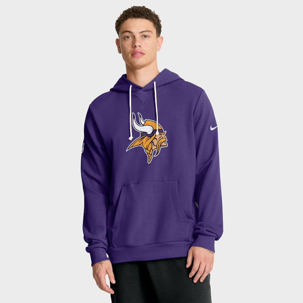 Minnesota Vikings Sideline Standard Issue Initial Home Dri-FIT Hoodie Purple