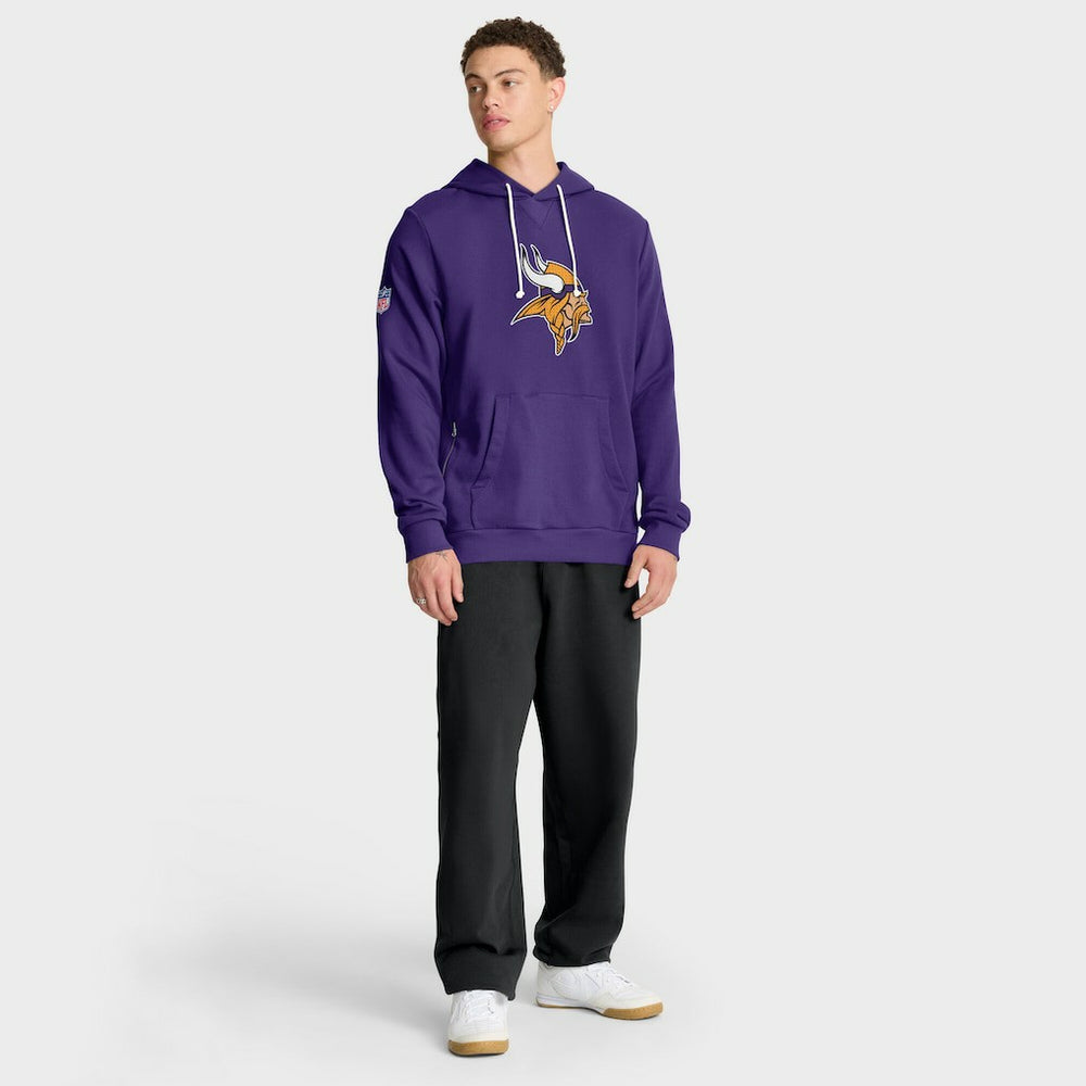 Minnesota Vikings Sideline Standard Issue Initial Home Dri-FIT Hoodie Purple
