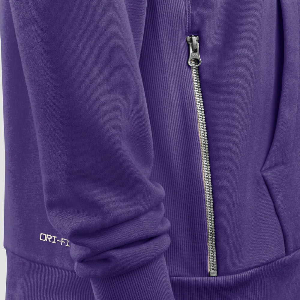 Minnesota Vikings Sideline Standard Issue Initial Home Dri-FIT Hoodie Purple