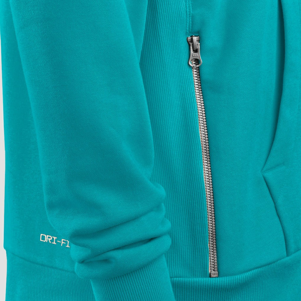 Miami Dolphins Sideline Standard Issue Initial Home Dri-FIT Hoodie Aqua