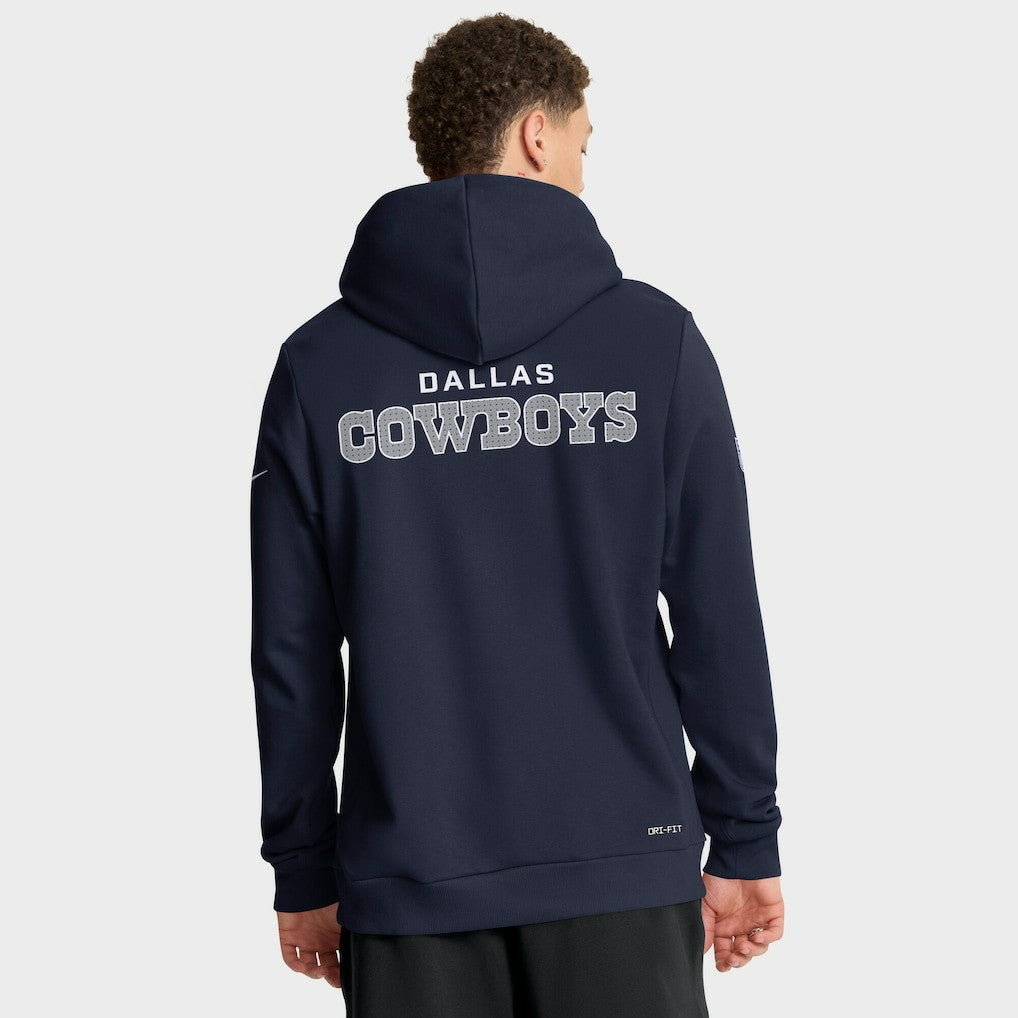 Dallas Cowboys Sideline Standard Issue Initial Home Dri-FIT Hoodie Navy