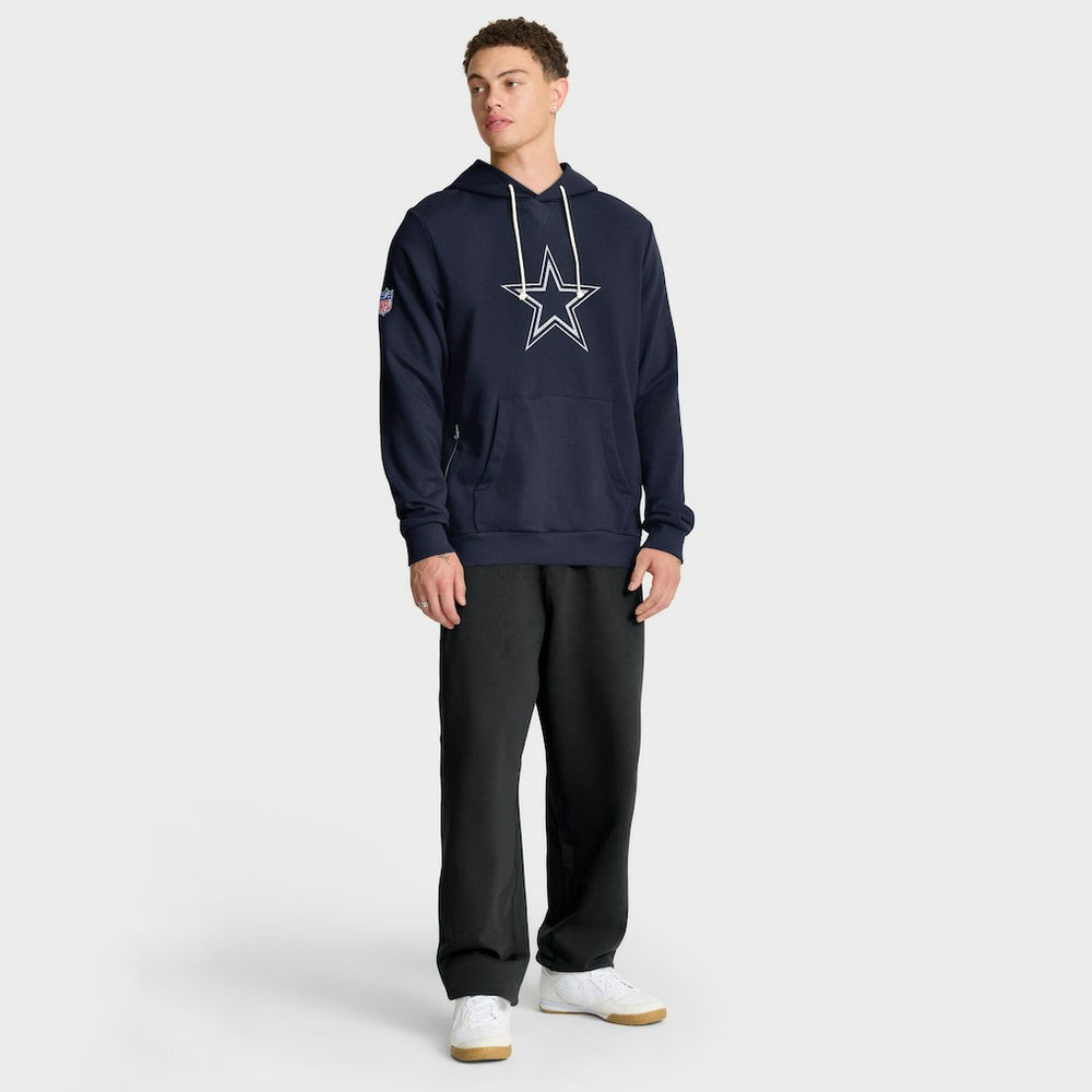 Dallas Cowboys Sideline Standard Issue Initial Home Dri-FIT Hoodie Navy