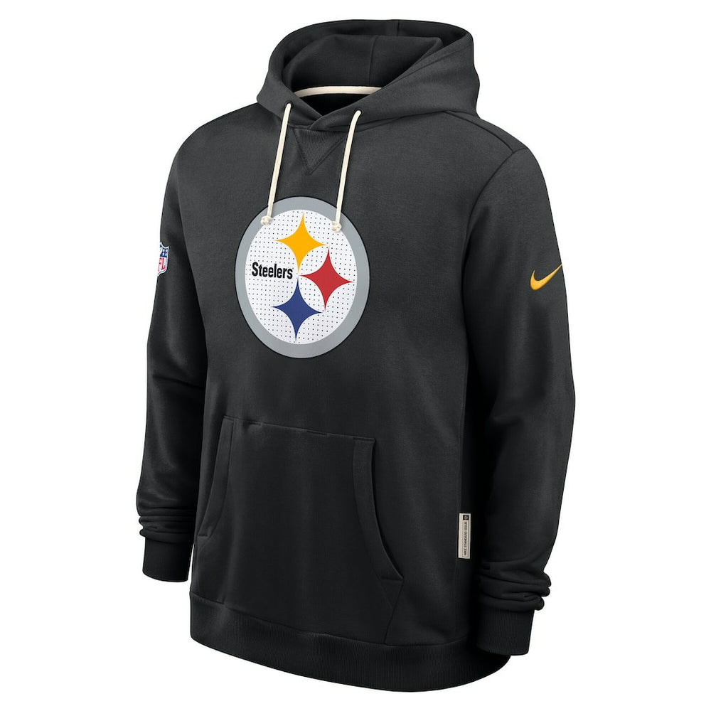 Pittsburgh Steelers Sideline Standard Issue Initial Home Dri-FIT Hoodie Black