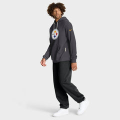 Pittsburgh Steelers Sideline Standard Issue Initial Home Dri-FIT Hoodie Anthracite