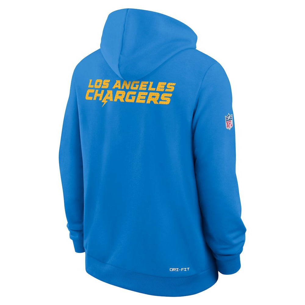 Los Angeles Chargers Sideline Standard Issue Initial Home Dri-FIT Hoodie Powder Blue