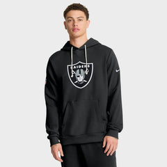 Las Vegas Raiders Sideline Standard Issue Initial Home Dri-FIT Hoodie Black