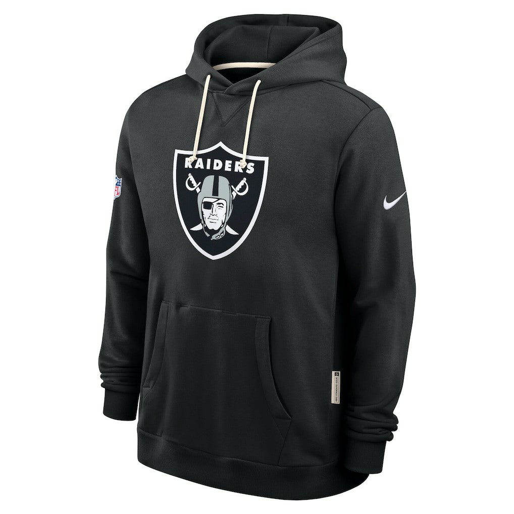 Las Vegas Raiders Sideline Standard Issue Initial Home Dri-FIT Hoodie Black