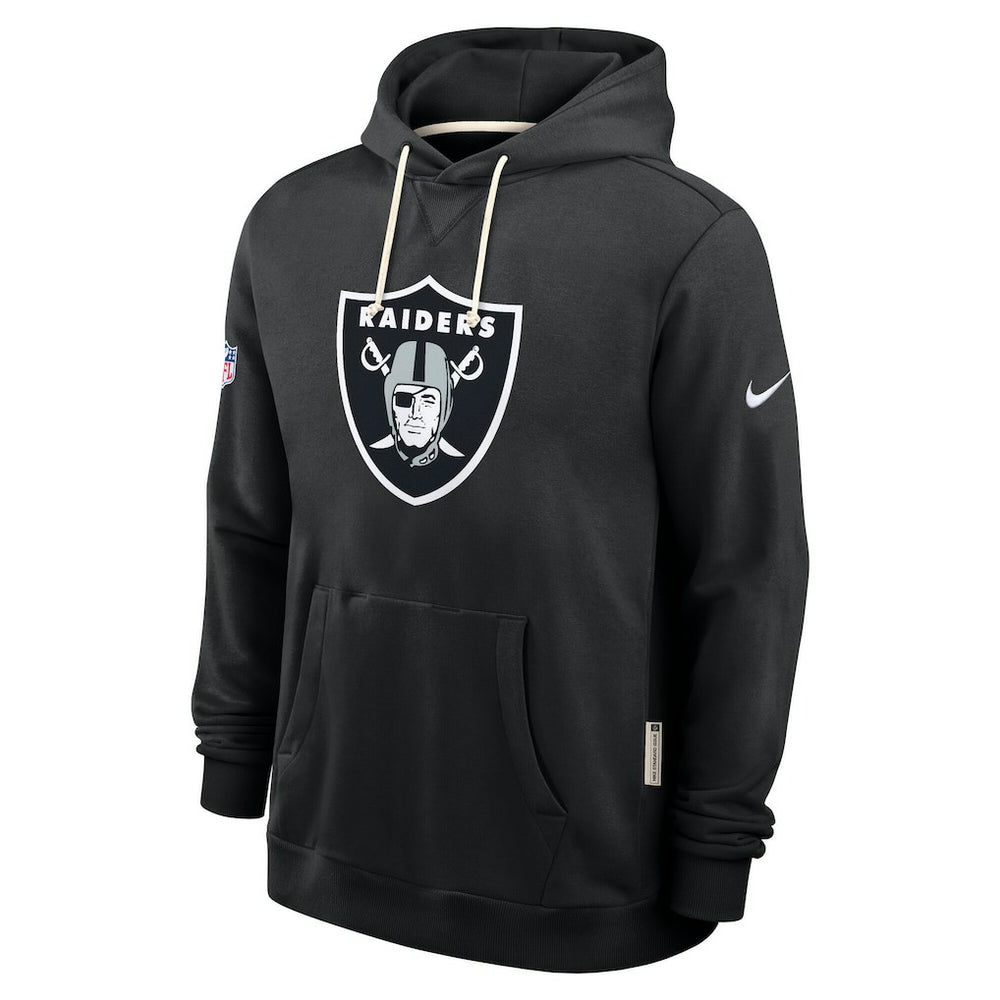Las Vegas Raiders Sideline Standard Issue Initial Home Dri-FIT Hoodie Black