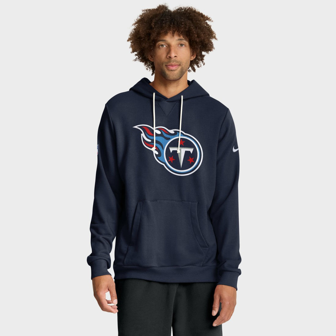 Tennessee Titans Sideline Standard Issue Initial Home Dri-FIT Hoodie Navy