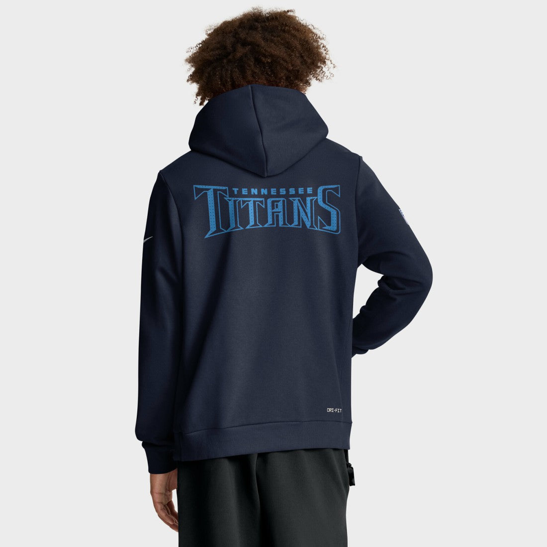 Tennessee Titans Sideline Standard Issue Initial Home Dri-FIT Hoodie Navy