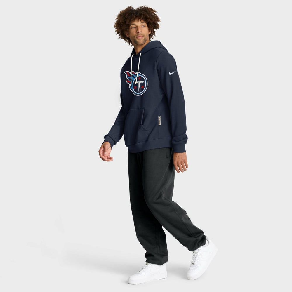 Tennessee Titans Sideline Standard Issue Initial Home Dri-FIT Hoodie Navy