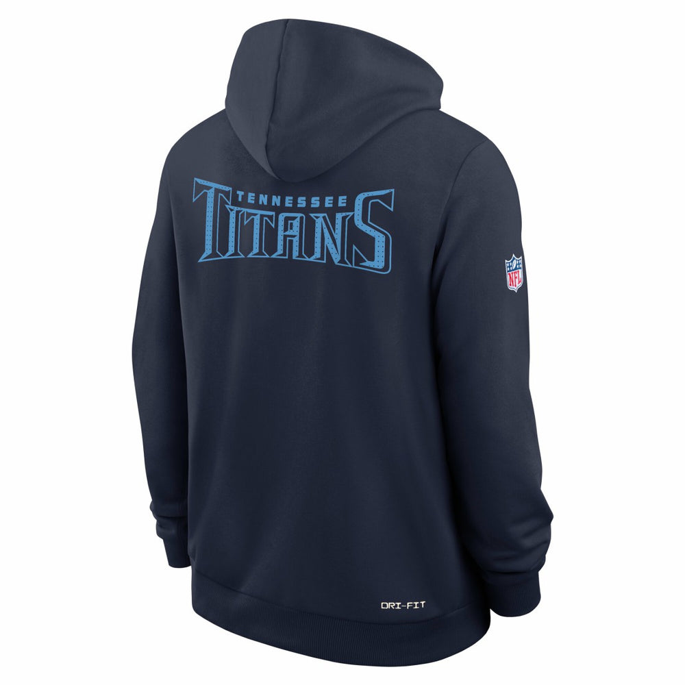 Tennessee Titans Sideline Standard Issue Initial Home Dri-FIT Hoodie Navy