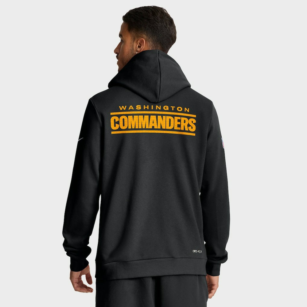 Washington Commanders Sideline Standard Issue Initial Home Dri-FIT Hoodie Black