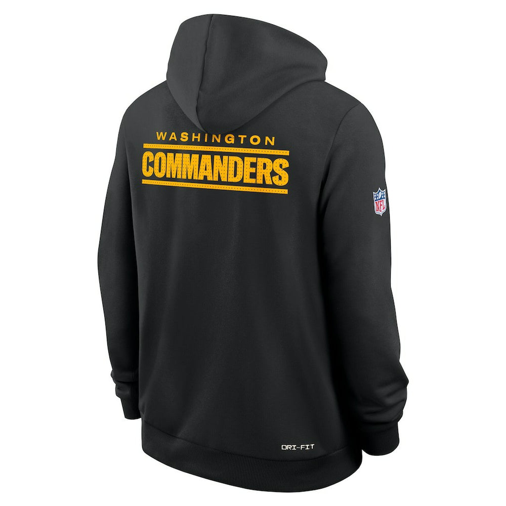 Washington Commanders Sideline Standard Issue Initial Home Dri-FIT Hoodie Black